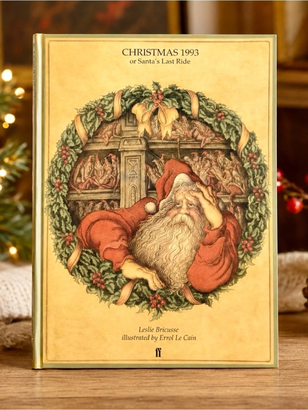 Vintage Children's Book: Christmas 1993 or Santa's Last Ride (1987)